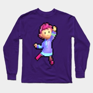 Kumatora Pixel Art Long Sleeve T-Shirt